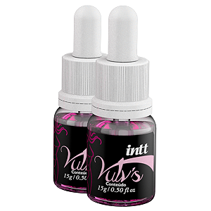 Vulv’s Esquenta e Lubrifica Intt Sabor Doce 15g - Kit 2 und