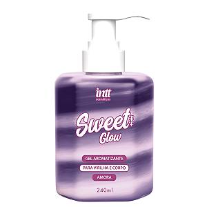 Sweet Glow Amora Gel Hidratante Corporal Intt Sabor Amora 240ml