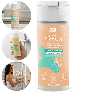 Feel Fresh Sabonete Líquido Íntimo e Corporal Intt Capim Limão 100ml