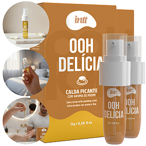 Ooh Delícia Calda Picante Intt Sabor Pudim 11g - Kit 2 und