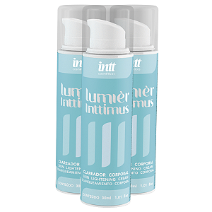 Lumier Inttimus Clareador Corporal Intt 30ml - Kit 3 und