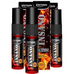 Insano Spray Térmico Muito Quente Dark La Pimienta 20ml - Kit 3 und