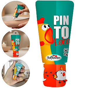 Pinto Loko Gel Excitante Masculino Hot Flowers 15g