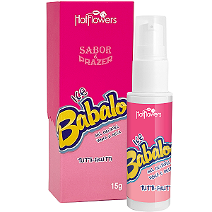 Gel Babaloo Ice Tutti-Frutti Hot Flowers Beijável 15g