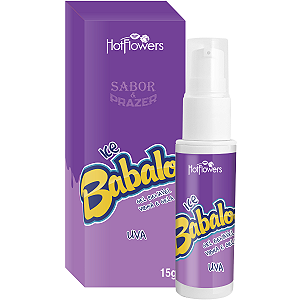 Gel Babaloo Ice Uva Hot Flowers Beijável 15g