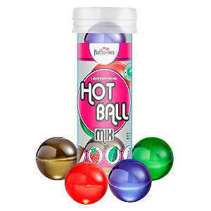 Hot Ball Beija Muito Mix Hot Flowers 4 sabores