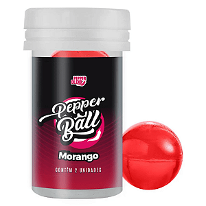Pepper Ball Morango Pepper Bland – Bolinhas Explosivas