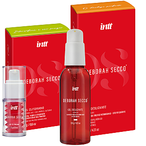 Kit Deborah Secco - Gel Deslizante 120g + Gel Clitoriano 17g Frutas Vermelhas Intt