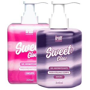Kit Sweet Glow - Gel Hidratante Corporal Chiclete 320ml + Sweet Glow Amora 240ml