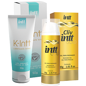 Kit Anal - Cliv Gold Gel Dessensibilizante 30g + K-Intt Lubrificante Íntimo 50g Intt