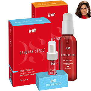 Kit Deborah Secco - Gel Deslizante 120g + Calda Beijável Quente Frutas Vermelhas Déborah Secco Intt
