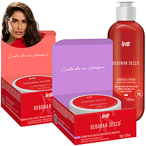 Kit Deborah Secco Creme Clareador Hidratante 50g + Esfoliante Gel 150g + Sabonete Íntimo 200ml Intt