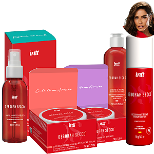 Kit Deborah Secco - Bruma Pélvica + Creme Clareador + Esfoliante Gel + Sabonete Íntimo + Perfume Íntimo Intt
