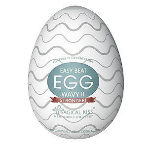 Masturbador Masculino Egg Magical Kiss Hard 2 Textura Variada