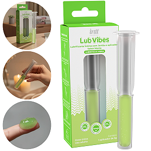 Lub Vibes Menta Intt Lubrificante Beijável com Efeito Vibrante 5g