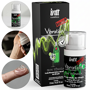 Vibration Power Gin Intt Gel Excitante Vibrador Líquido Unissex Beijável 17ml