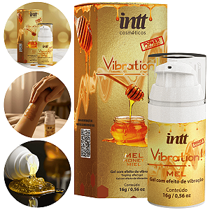 Vibration Power Mel Intt Gel Excitante Vibrador Líquido Unissex Beijável 17ml