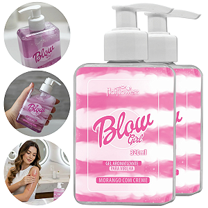 Hidratante Blow Girl Beijável Hot Flowers 320ml - Kit 2 und