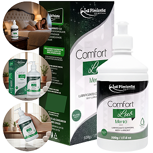 Lubrificante Comfort Lub La Pimienta 500g Sabor Menta