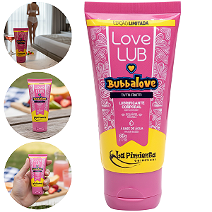 Lubrificante Love Lub Bubbalove La Pimienta 60g Sabor Tutti Frutti