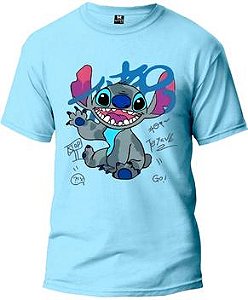 Camiseta Lilo e Stitch Adulto - Estilo e Diversão
