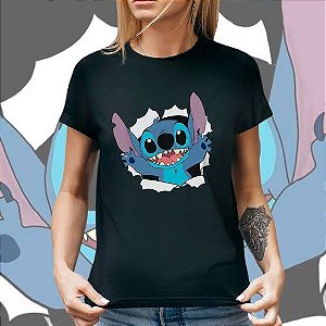 Camiseta Lilo e Stitch Adulto - Estilo e Diversão Tamanho M