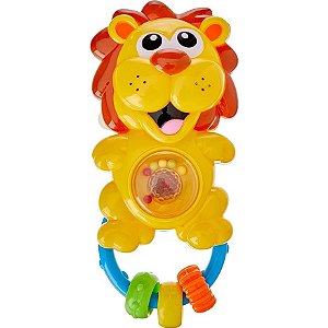 Chocalho Amigo - Leão Colorido