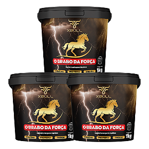 Suplemento  Xbull o brabo da força 1 kg cada  3 unidades