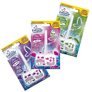 Bloco Sanitário c/ Suporte 30g Diversos Aromas Novo Frescor