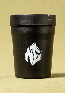 CINZEIRO PORTATIL DE PVC PRETO