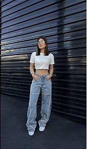 Calça baggy