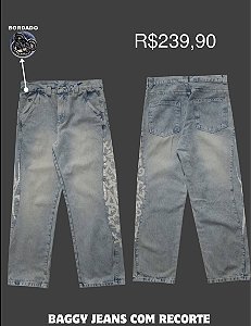 Calça baggy trip side