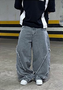 Calça barrel