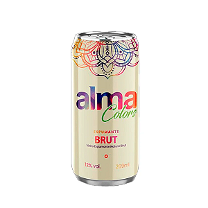 Espumante em Lata Alma Colors Brut Branco 269ml