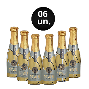 Kit 06 Mini Espumantes Mayos Zero Álcool