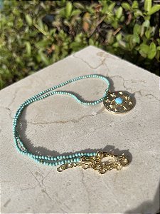 Colar turquesa olho