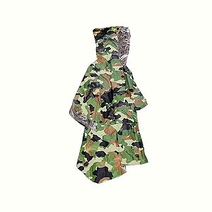 Casaco Esportivo Gold Sports Térmico De Emergencia Anti Chuva Camuflada