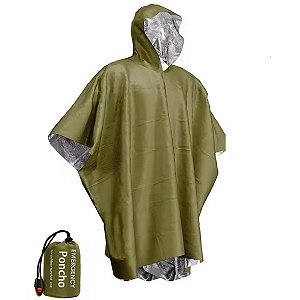 Casaco Esportivo Gold Sports Térmico De Emergencia Anti Chuva Para Caminhadas e Acampamento