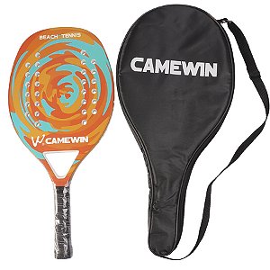 Kit Raquetes Beach Tênnis Camewin Em Carbono II - Performance - com Capa