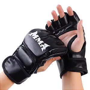 Luva De Treino Gold Sport Sparring Muay Thai MMA Boxe Bandagem Rápida