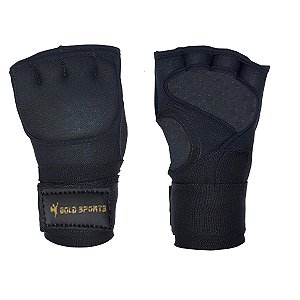 Luva De Treino Gold Sport Sparring Muay Thai MMA Bandagem Rápida