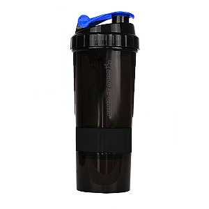 Garrafa Coqueteleira Gold Sports Big 750ml organizador de comprimidos e proteína em pó
