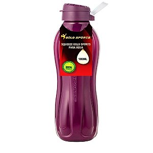 Garrafa Squeeze Gold Sports Resistente - BPA FREE 1600ml