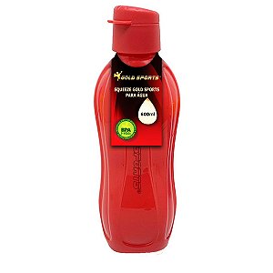 Garrafa Squeeze Gold Sports Resistente - BPA FREE 600ml