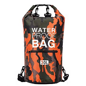 Mochila Dobrável Gold Sports Dry Bag  30 Litros