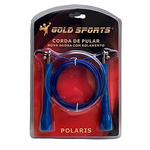 Corda de Pular Gold Sports CrossTrainer Polaris Pro II com Rolamento 3,00 mts