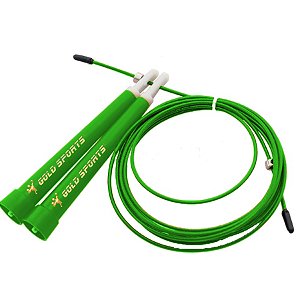 Corda de Pular Gold Sport Electra II Com  Rolamento e Cabo de Aço  Revestido em Pvc