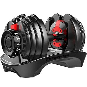 Halter Smart Gold Sports Dumbbell Ajustável Até 24kg - Multinível