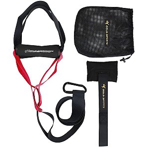 Fita De Resistência e Treinamento Suspenso Trx Gold Sports Powrer Adulto - 150 Kgs