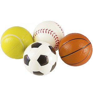 Bola Gold Sports Fortalecedora Muscular e Anti-Estresse Soft Tenis - 6,3mm